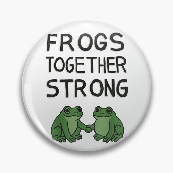 Item preview, Frogs Together Strong - Portland Frog Protest No Kings designed and sold by ivotee.