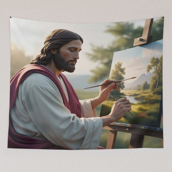 Item preview, Art and Faith – Spiritual Painter in Nature Design designed and sold by Cristhian Almanza.