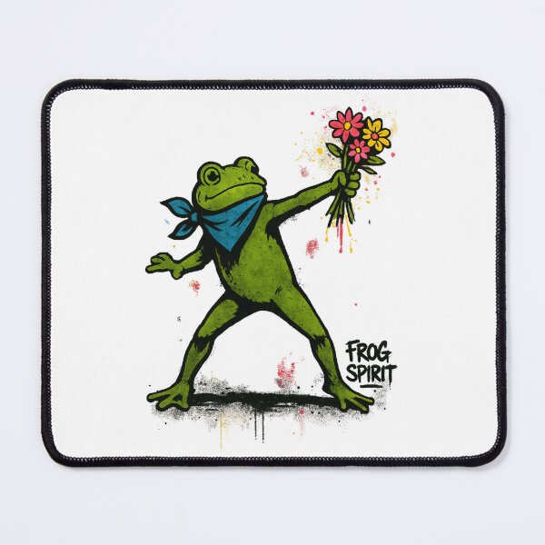 Item preview, Frog Spirit designed and sold by HappyHarmonyArt.