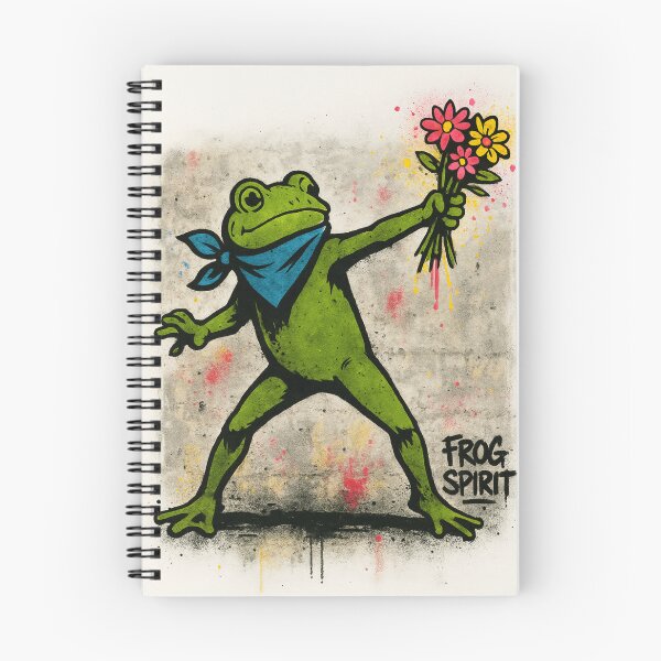 Item preview, Frog Spirit designed and sold by HappyHarmonyArt.