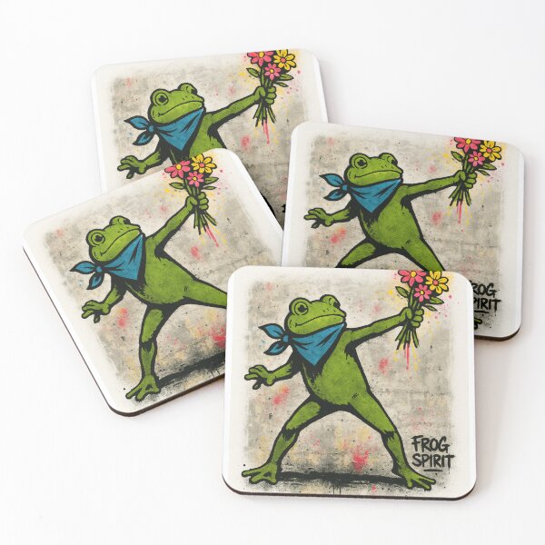Item preview, Frog Spirit designed and sold by HappyHarmonyArt.