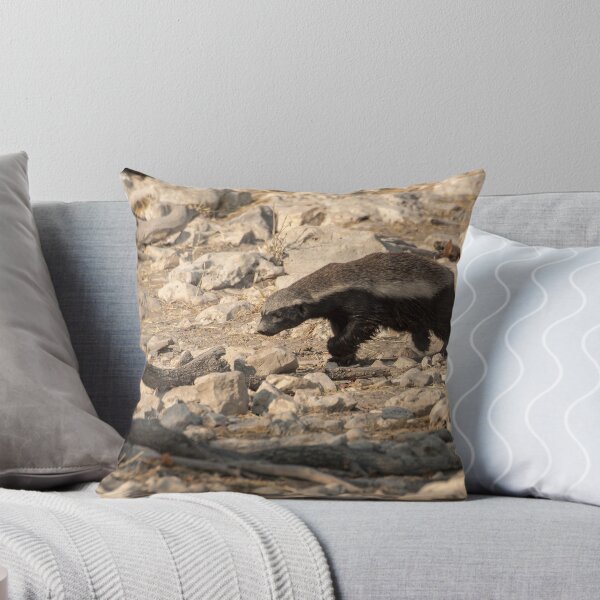 Item preview, Ratel en las rocas — Tejón de miel en movimiento designed and sold by DavideAntoniani.
