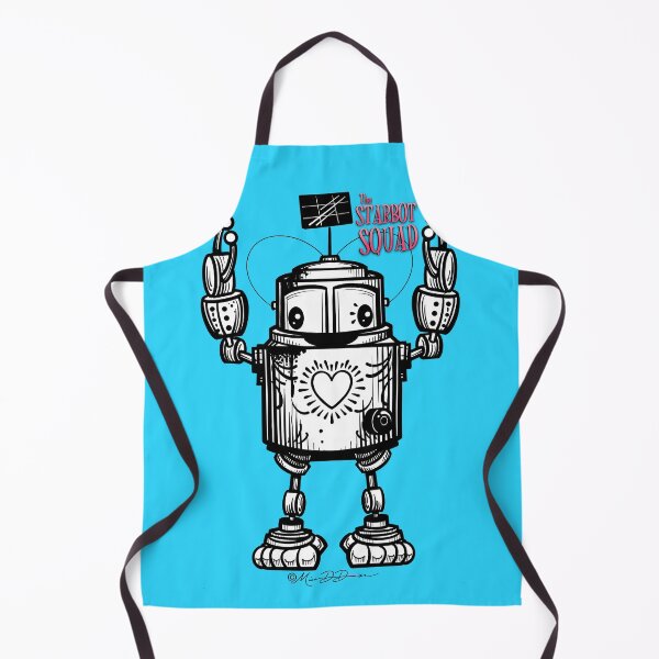 Item preview, .StarBot Squad - Imajenn black and white designed and sold by MetroINKbooks.