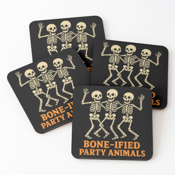 Item preview, Bone-ified Party Animals – Funny Dancing Skeletons designed and sold by bruceygoosey84.