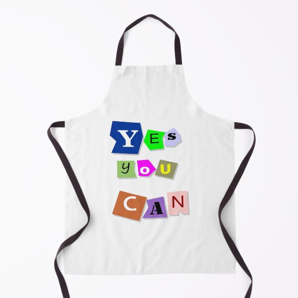 Item preview, Yes you can - motivational phrase designed and sold by DibuHumor.