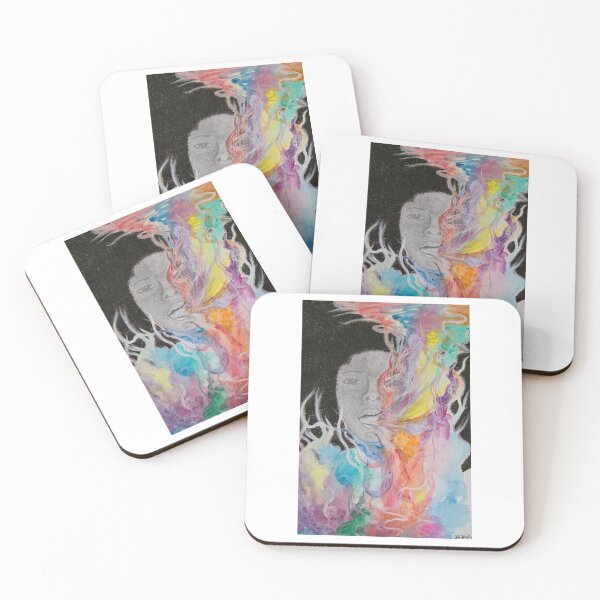 Item preview, Rainbow coloured woman with afro designed and sold by beARTrich.