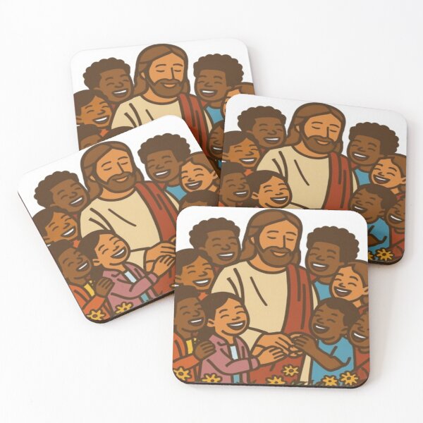 Item preview, Joyful Unity – Jesus with Children in Flower Field Design designed and sold by Cristhian Almanza.