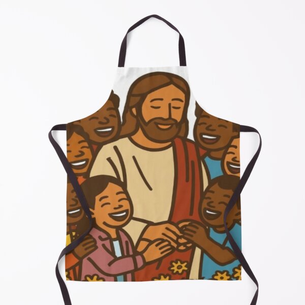 Item preview, Joyful Unity – Jesus with Children in Flower Field Design designed and sold by Cristhian Almanza.