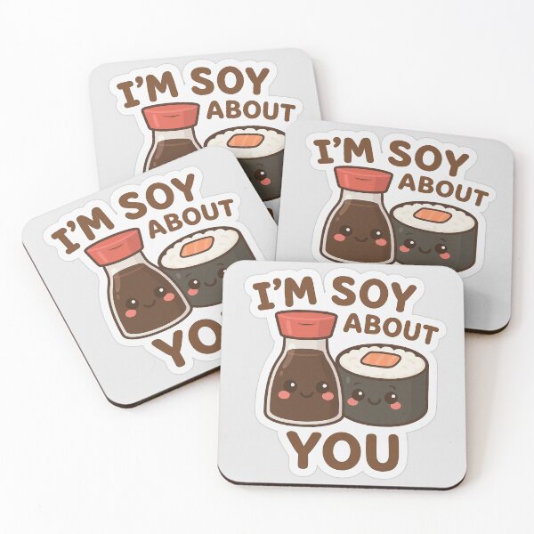 Item preview, I’m Soy About You — Cute Kawaii Sushi Pun designed and sold by TheRealJoshD.