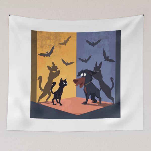 Item preview, Shadow Paws Dance designed and sold by PetJoyPrintsCO.
