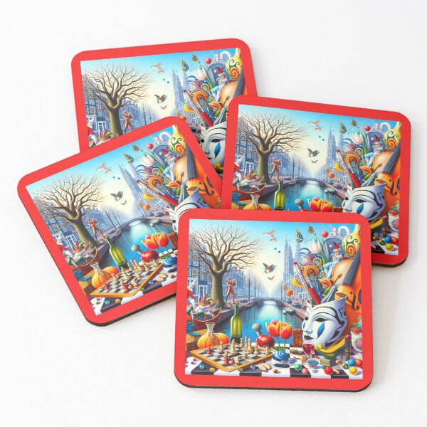 Item preview, Canal of Contrasts – Surreal Assembly of Art, Play, and Reflection designed and sold by daweave77.
