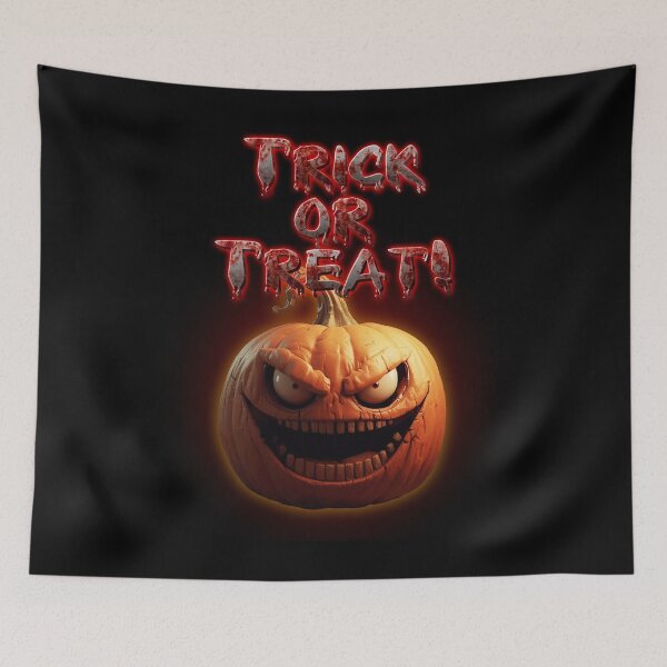 Item preview, Evil Pumpkin Trick or Treat designed and sold by MantixArt.