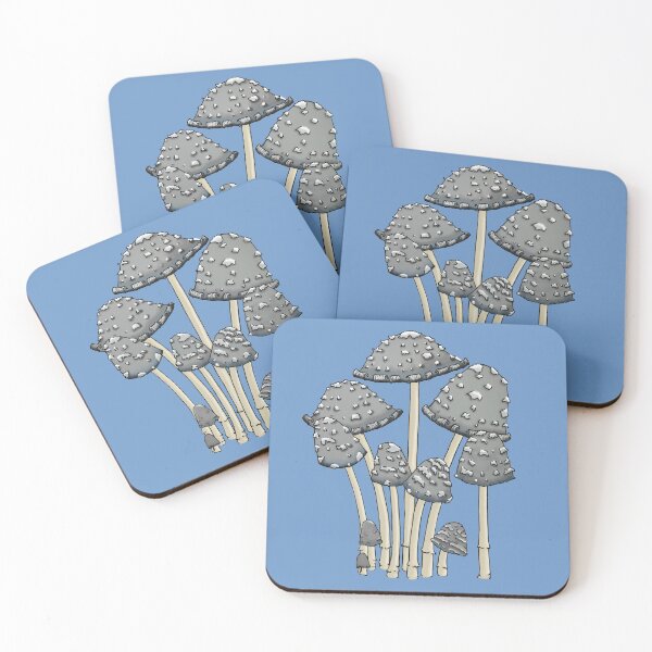 Item preview, InkyCap Mushrooms designed and sold by LittleClayFrog.