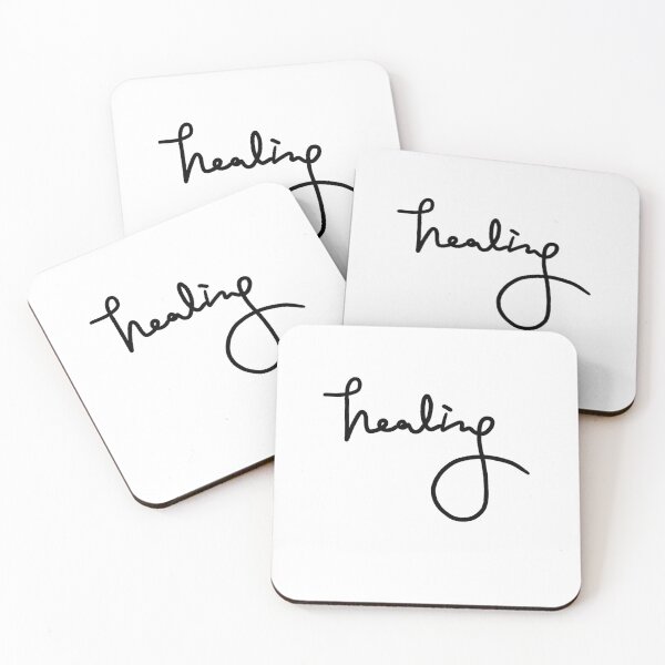 Item preview, Minimalist Script Healing Hand Lettering Typography designed and sold by Red Onion.