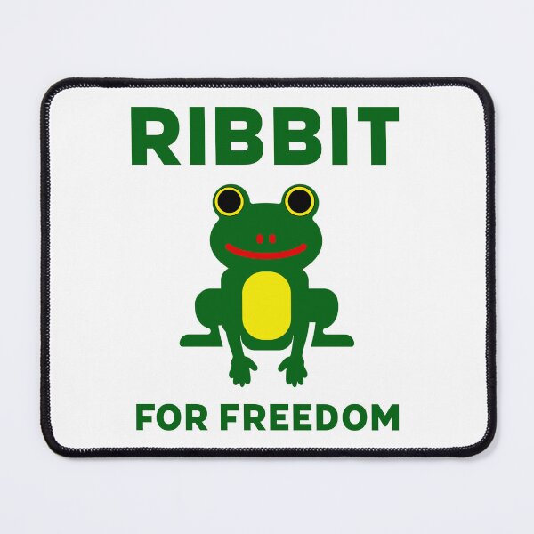 Item preview, Ribbit for freedom  designed and sold by Rachel the Artist .