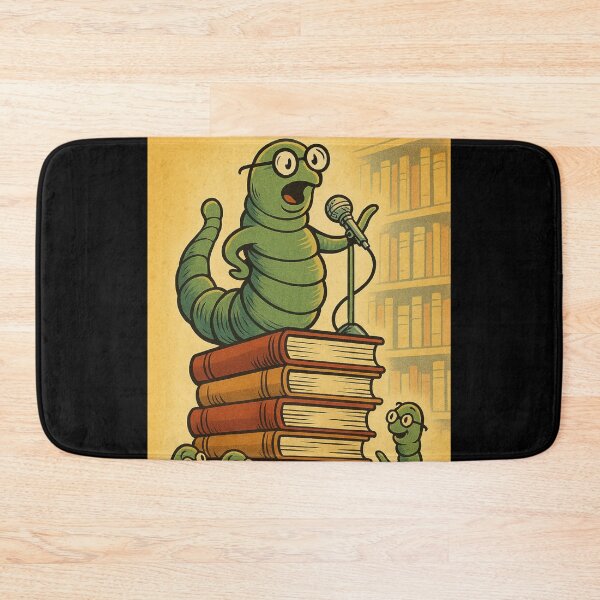 Item preview, Bookworm – Public Speaking – Retro Comic Illustration • Vintage Print Aesthetic designed and sold by JacobKAurumhead.