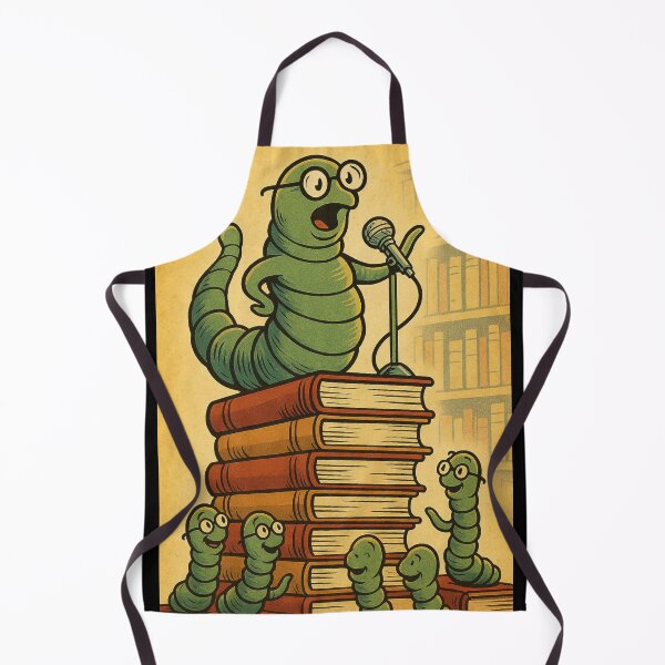 Item preview, Bookworm – Public Speaking – Retro Comic Illustration • Vintage Print Aesthetic designed and sold by JacobKAurumhead.