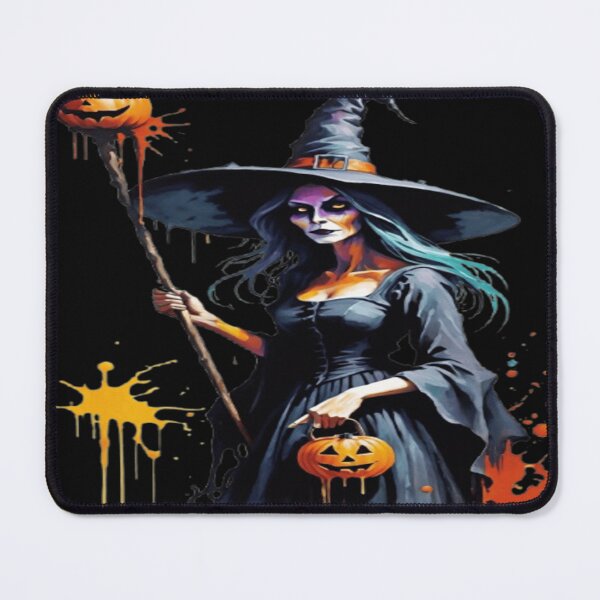 Item preview, Halloween horror witch and pumpkins. designed and sold by DaliaSabryTee.