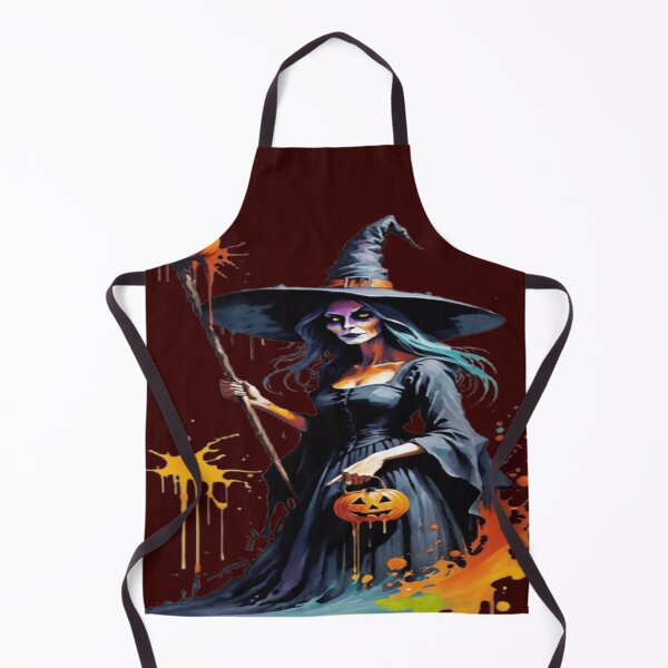 Item preview, Halloween horror witch and pumpkins. designed and sold by DaliaSabryTee.