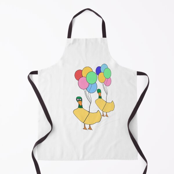 Item preview, Flying Duck with Balloons | Whimsical Animal Illustration designed and sold by Beautiful art store.