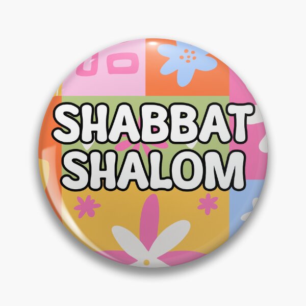 Item preview, Shabbat Shalom Bright Colors designed and sold by Simcha Vibes.