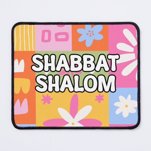 Item preview, Shabbat Shalom Bright Colors designed and sold by Simcha Vibes.