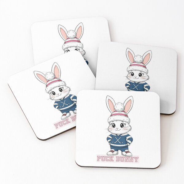 Item preview, Hockey Puck Bunny designed and sold by 2laughinglemons.