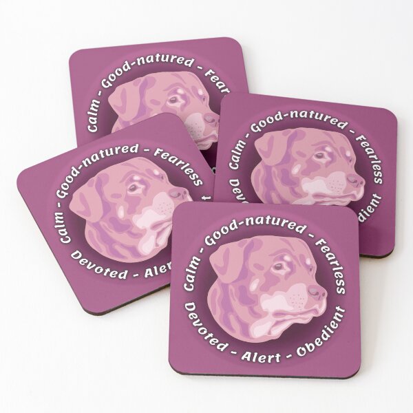 Item preview, Pink Beloved Rottweiler Personality designed and sold by DuFauna.