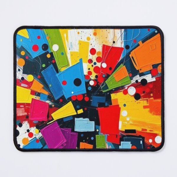 Item preview, Abstract Art Accessories - Explosion of Vibrant Colors - Unique and Modern Designs designed and sold by XNewStore.