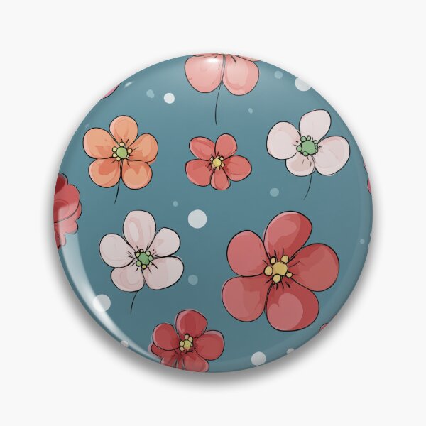 Item preview, Peachy Flowers designed and sold by InkhousePrints.