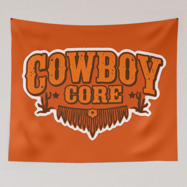 Item preview, Western Cowboy Core Typography designed and sold by CTM ArtStudio.