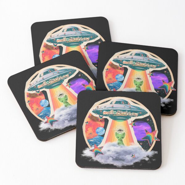 Item preview, Space Cat Invasion designed and sold by MELLOMOONBOW.