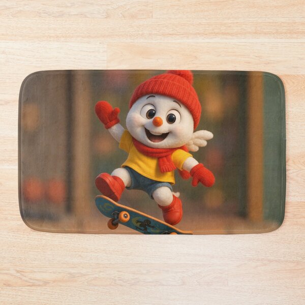 Item preview, Skater Christmas Snowman Boy designed and sold by Sillytoe.