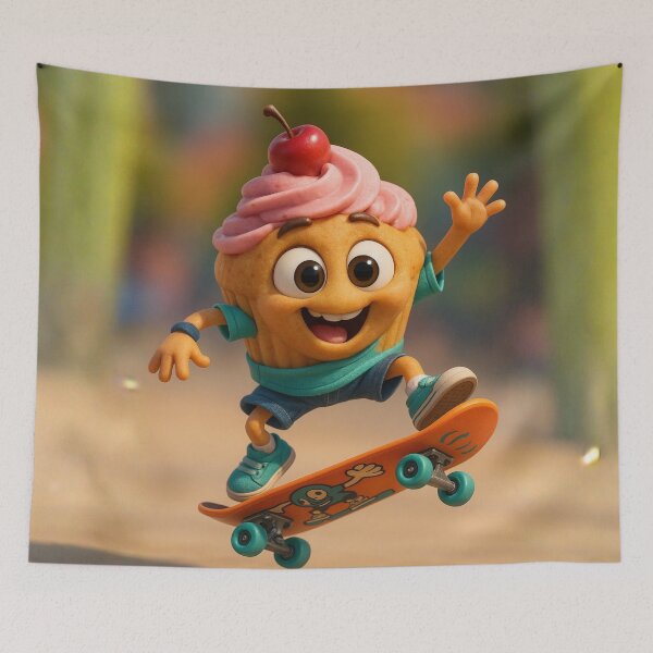 Item preview, Skater Cupcake designed and sold by Sillytoe.