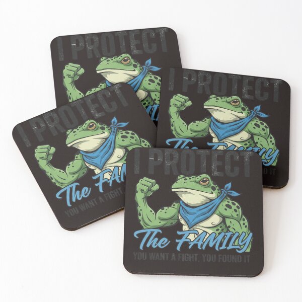 Item preview, Frog – I Protect The Family designed and sold by Catana Design.
