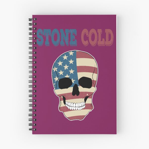 Item preview, A Nice Icy Tee For Cold Persons Saying Stone Cold  Design American Flag Skull America Stars (2) designed and sold by ClickCrafty.