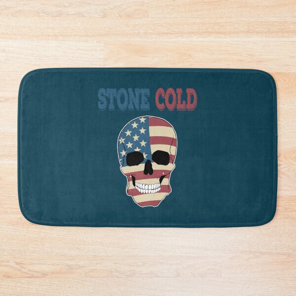 Item preview, A Nice Icy Tee For Cold Persons Saying Stone Cold  Design American Flag Skull America Stars (2) designed and sold by ClickCrafty.