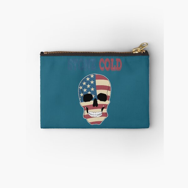 Item preview, A Nice Icy Tee For Cold Persons Saying Stone Cold  Design American Flag Skull America Stars (2) designed and sold by ClickCrafty.