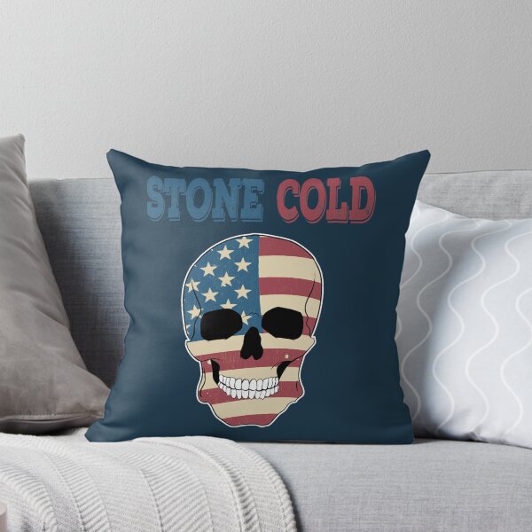 Item preview, A Nice Icy Tee For Cold Persons Saying Stone Cold  Design American Flag Skull America Stars (2) designed and sold by ClickCrafty.