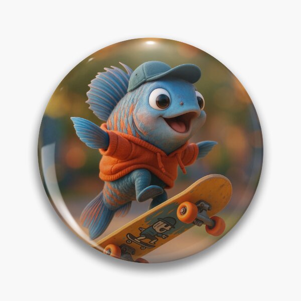 Item preview, Skater Dwarf Gourami Shark designed and sold by Sillytoe.