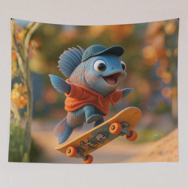 Item preview, Skater Dwarf Gourami Shark designed and sold by Sillytoe.