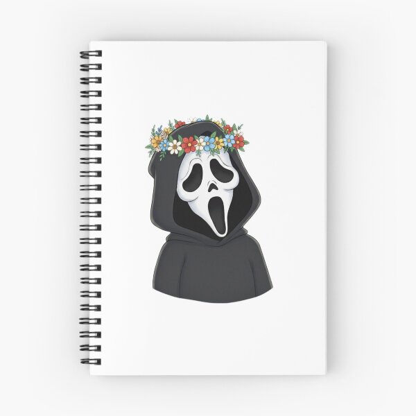 Item preview, Scream flower crown meme movie ghostface ghost face parody weird love pink designed and sold by CheeseBlueprint.