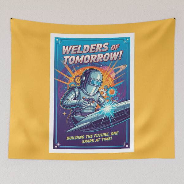 Item preview, Welders of Tomorrow – Building the Future, One Spark at a Time! designed and sold by Thread Bubbler.