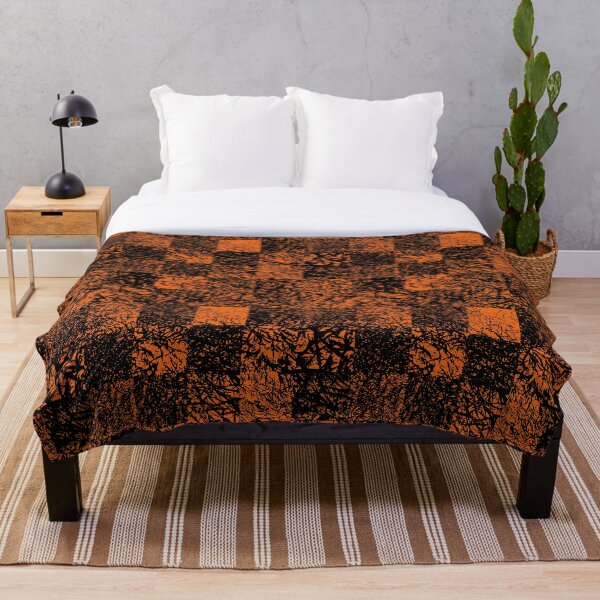 Item preview, Spooky Trees in Orange and Black designed and sold by WanderingSun.