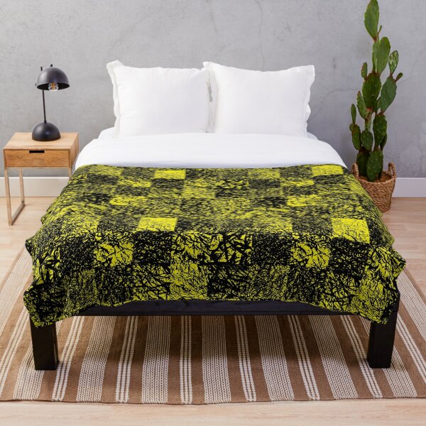 Item preview, Spooky Trees in Yellow and Black designed and sold by WanderingSun.