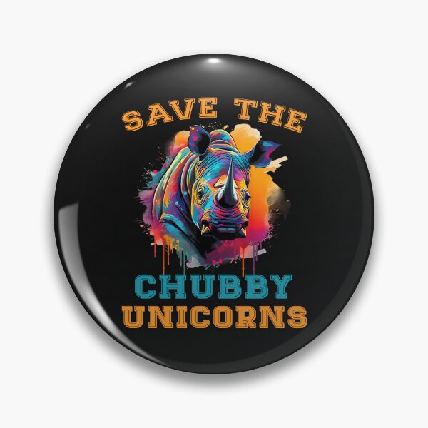 Item preview, Save The Chubby Unicorns Funny Rhino Shirt designed and sold by LashondaGreen89.