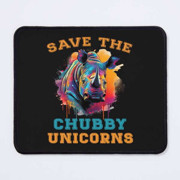 Item preview, Save The Chubby Unicorns Funny Rhino Shirt designed and sold by LashondaGreen89.