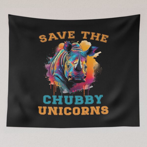Item preview, Save The Chubby Unicorns Funny Rhino Shirt designed and sold by LashondaGreen89.