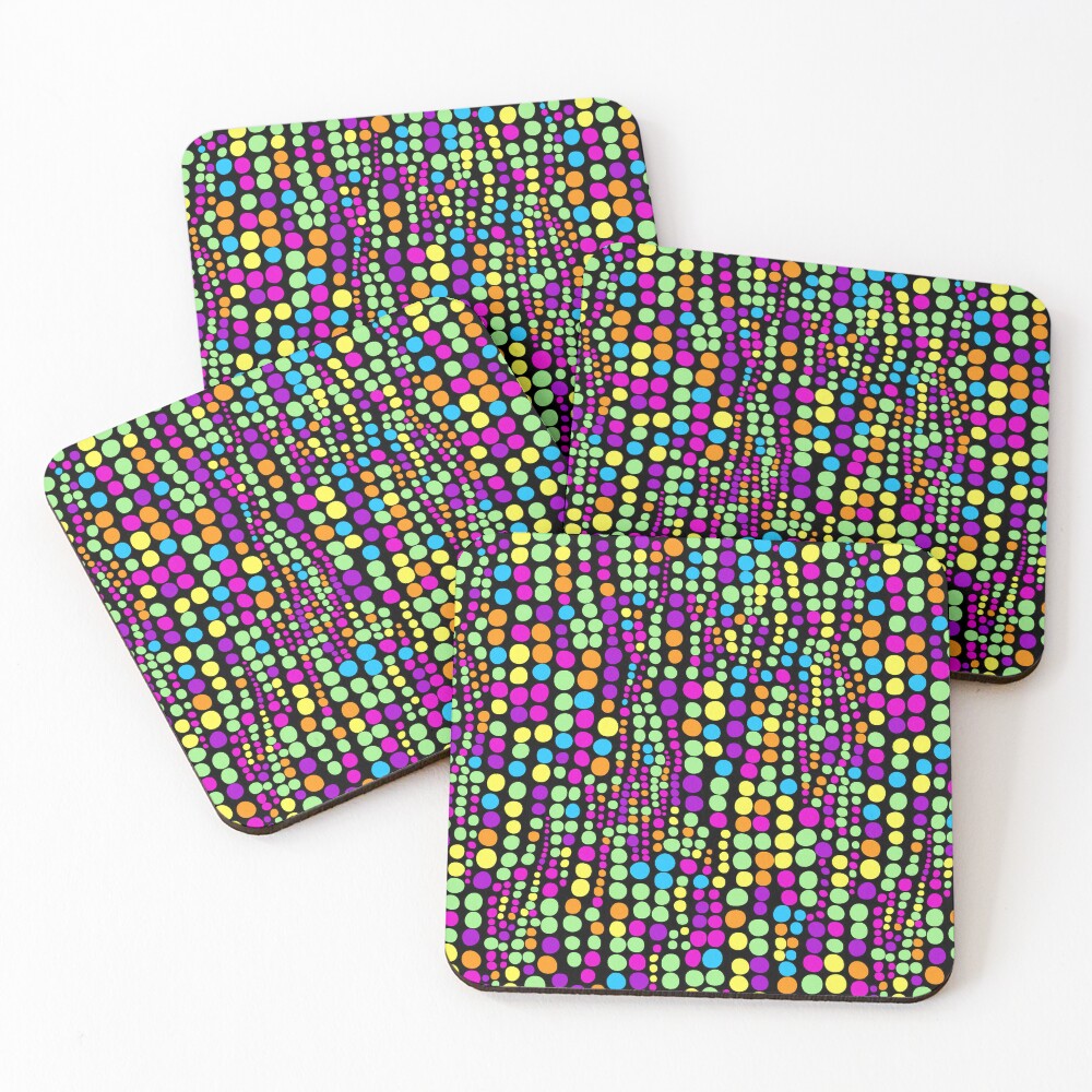 Aperçu de l'œuvre Dessous de verre (lot de 4) créée et vendue par WanderingSun.