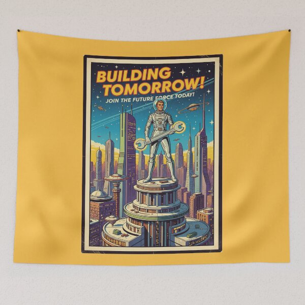 Item preview, Builders of Tomorrow – Building the Future, One Spark at a Time! designed and sold by Thread Bubbler.